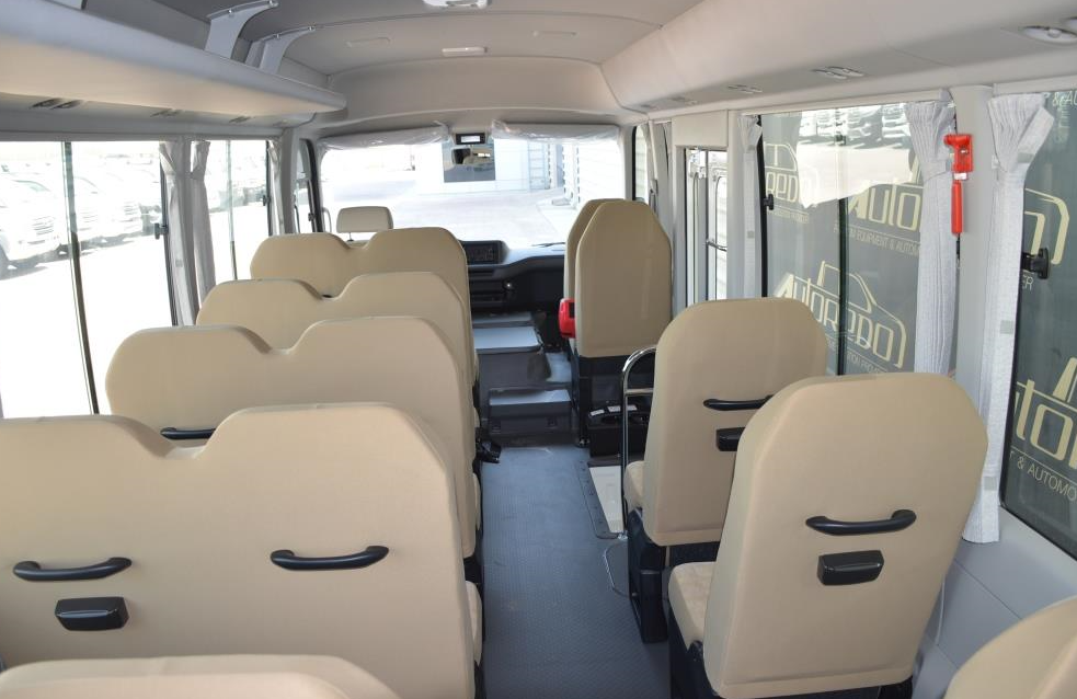 interior view of a coaster