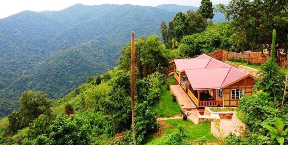 view of Nkuringo gorilla lodge