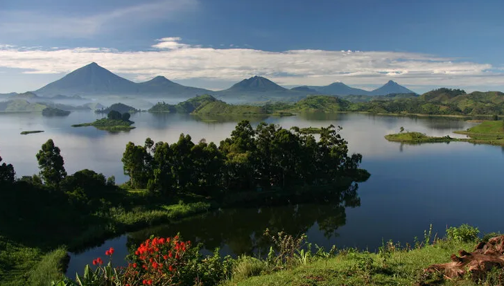 the twin lakes of rubirizi western uganda
