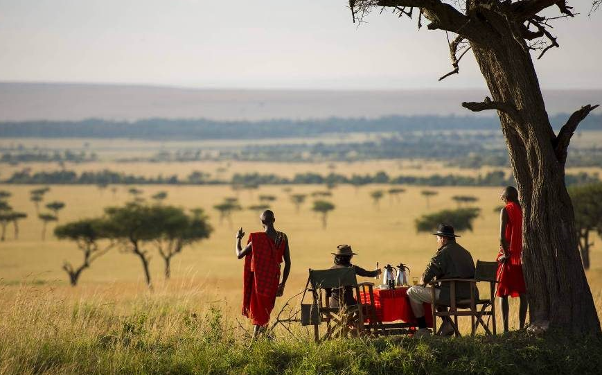 the masai mara breakfast experience