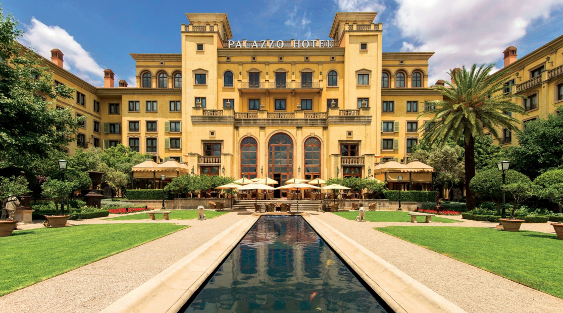 Luxury South Africa Safari stay at The Palazzo Hotel Johannesburg
