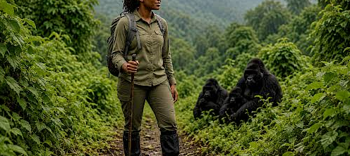 traveler spotted on asolo gorilla trek
